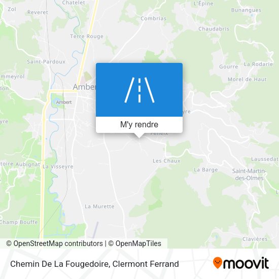 Chemin De La Fougedoire plan