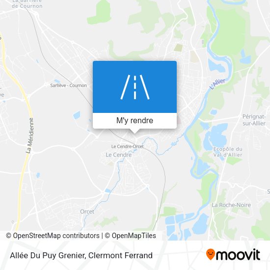 Allée Du Puy Grenier plan