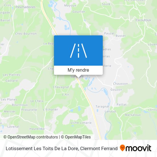 Lotissement Les Toits De La Dore plan