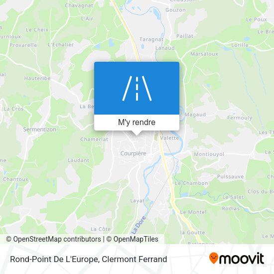 Rond-Point De L'Europe plan