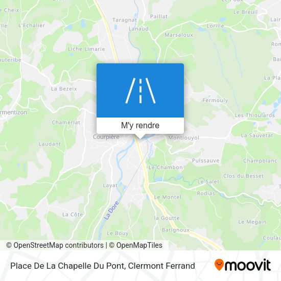 Place De La Chapelle Du Pont plan