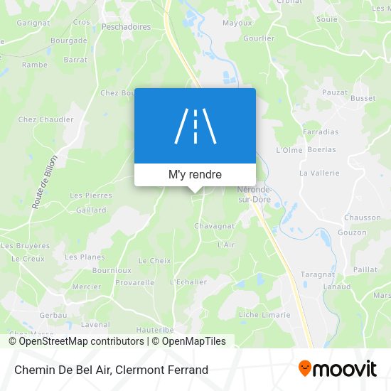 Chemin De Bel Air plan