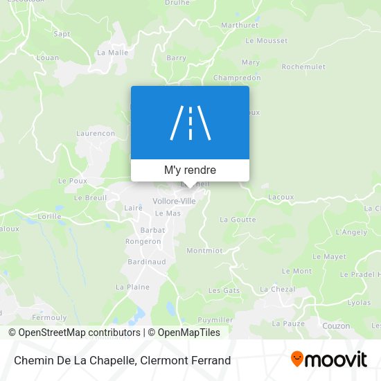 Chemin De La Chapelle plan