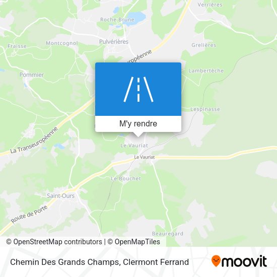 Chemin Des Grands Champs plan