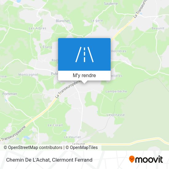 Chemin De L'Achat plan