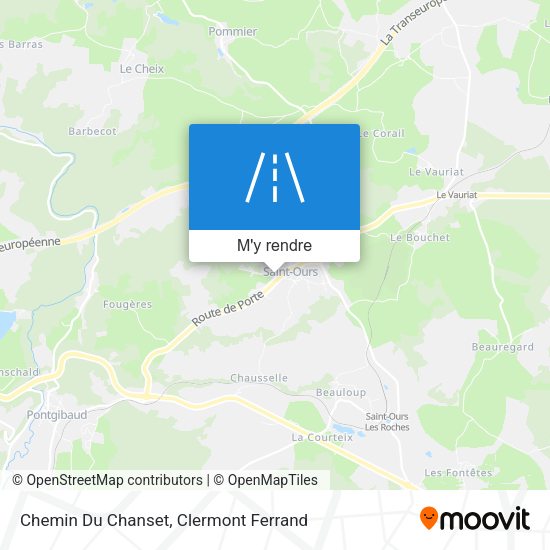 Chemin Du Chanset plan