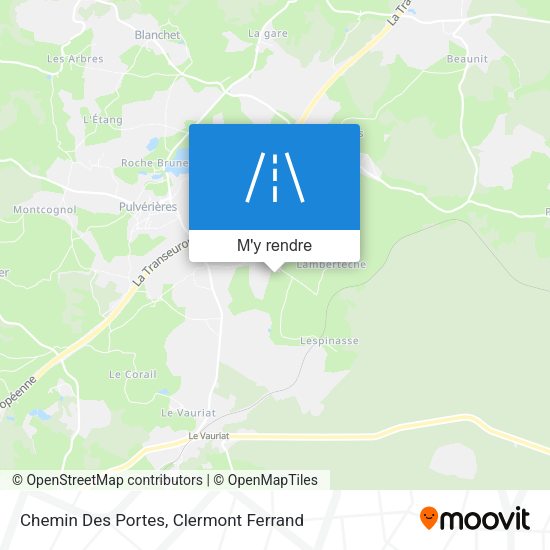 Chemin Des Portes plan
