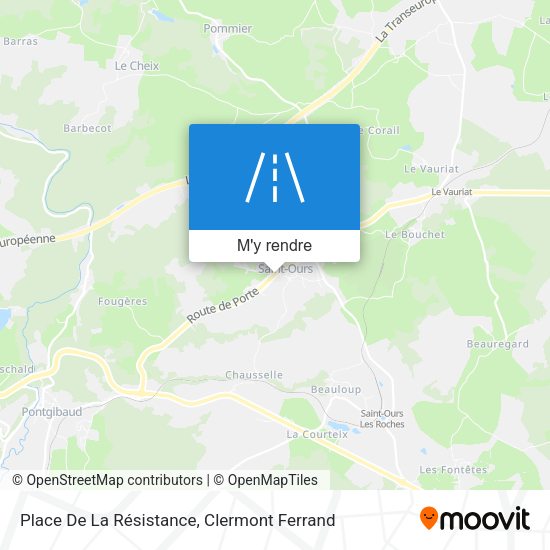 Place De La Résistance plan