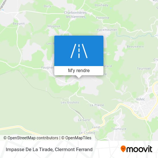 Impasse De La Tirade plan