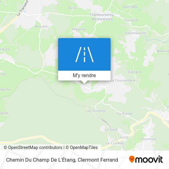 Chemin Du Champ De L'Étang plan