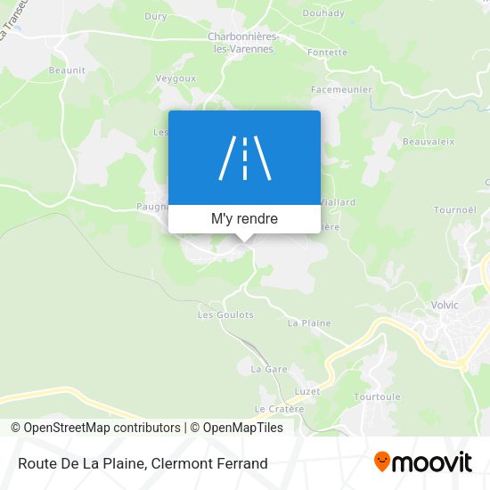 Route De La Plaine plan