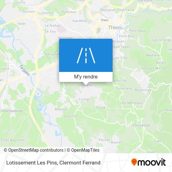 Lotissement Les Pins plan