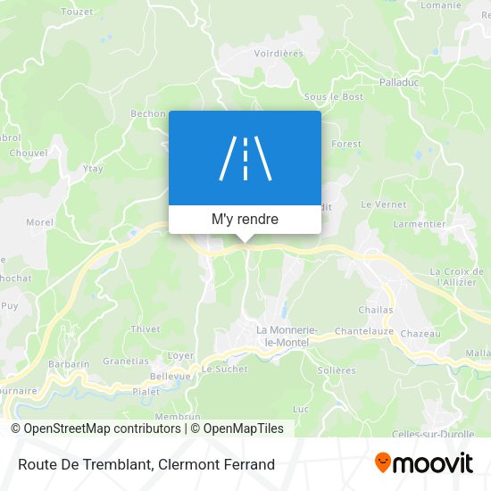 Route De Tremblant plan