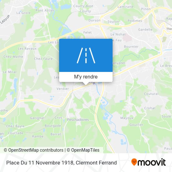 Place Du 11 Novembre 1918 plan