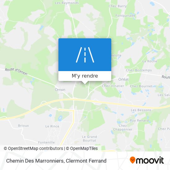 Chemin Des Marronniers plan