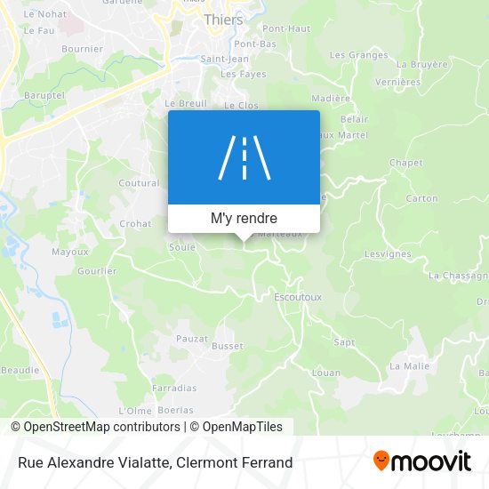 Rue Alexandre Vialatte plan