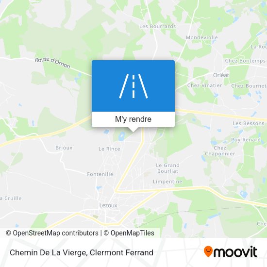 Chemin De La Vierge plan
