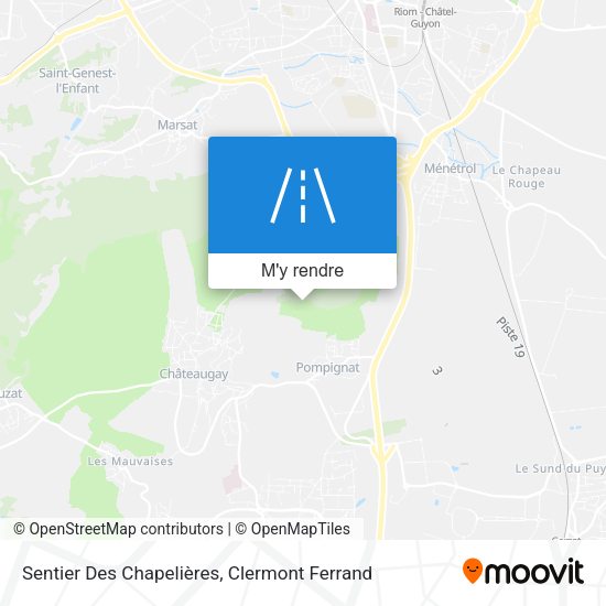 Sentier Des Chapelières plan