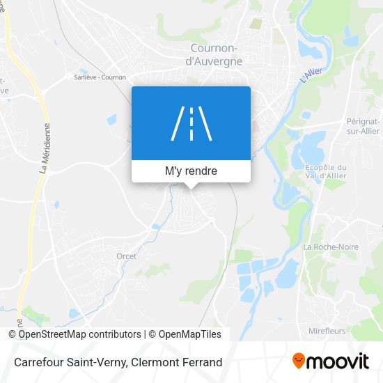 Carrefour Saint-Verny plan