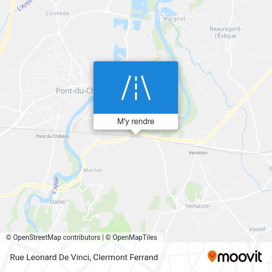 Rue Leonard De Vinci plan
