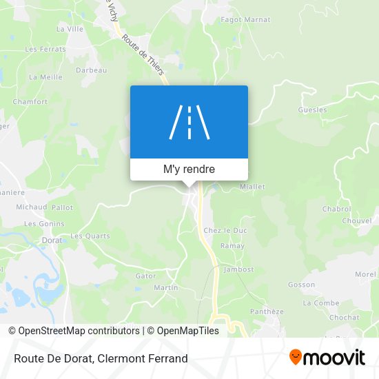 Route De Dorat plan