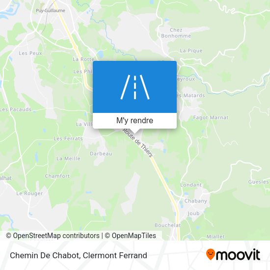 Chemin De Chabot plan