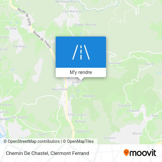 Chemin De Chastel plan