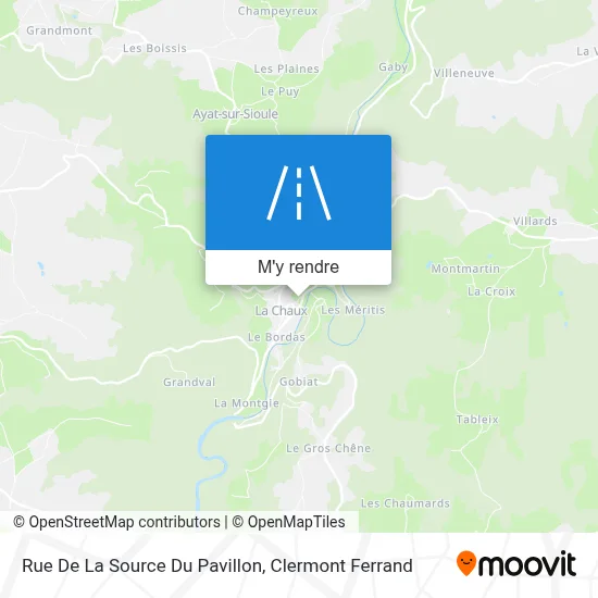 Rue De La Source Du Pavillon plan