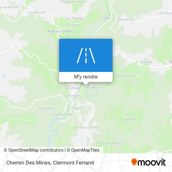Chemin Des Mines plan