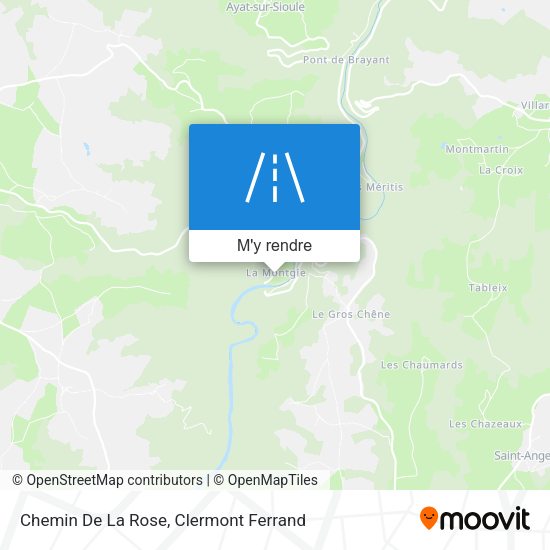 Chemin De La Rose plan