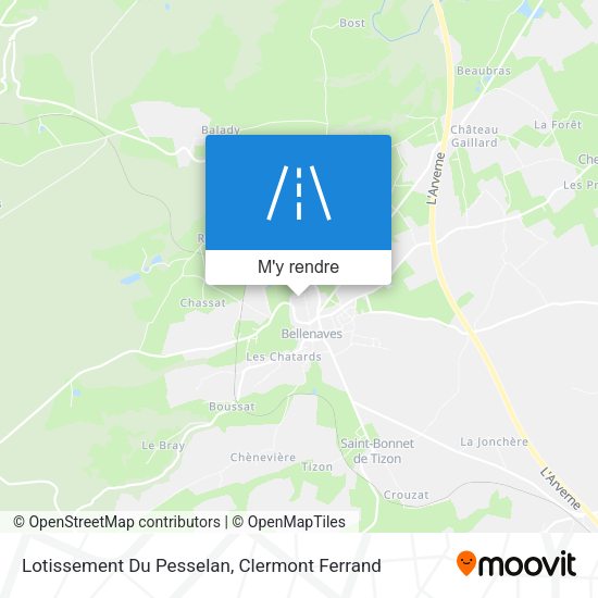 Lotissement Du Pesselan plan