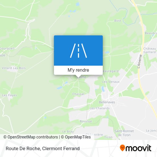 Route De Roche plan