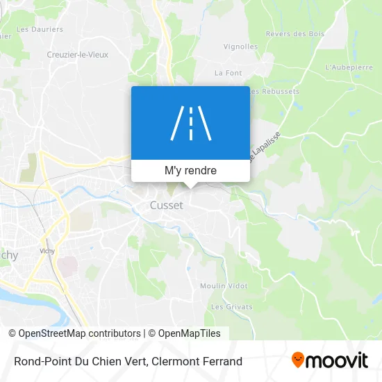 Rond-Point Du Chien Vert plan