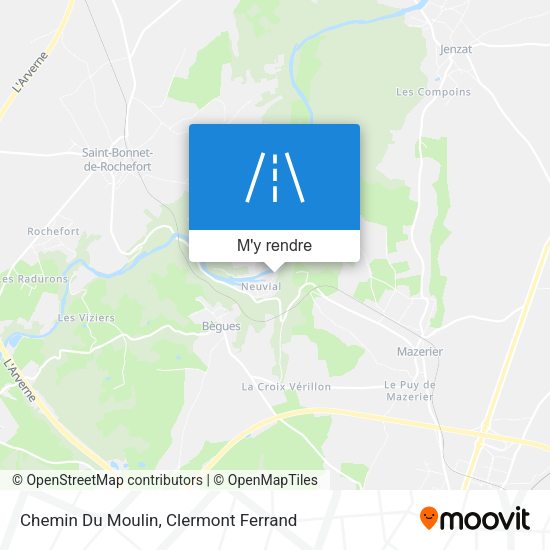 Chemin Du Moulin plan