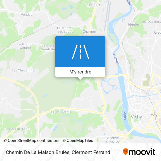Chemin De La Maison Brulée plan