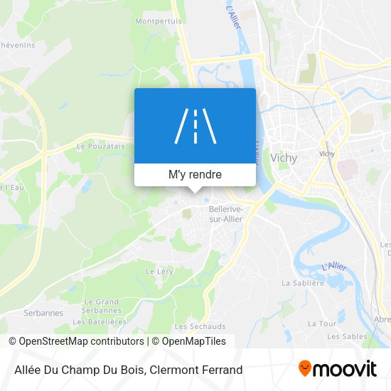Allée Du Champ Du Bois plan
