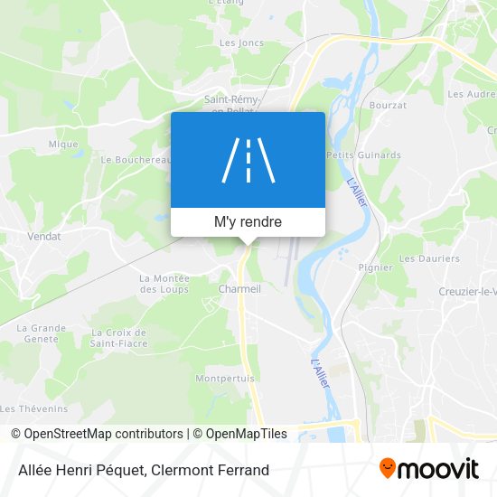 Allée Henri Péquet plan