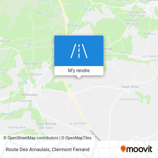Route Des Arnaulais plan