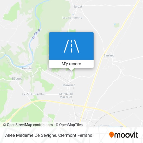 Allée Madame De Sevigne plan