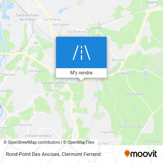 Rond-Point Des Ancises plan