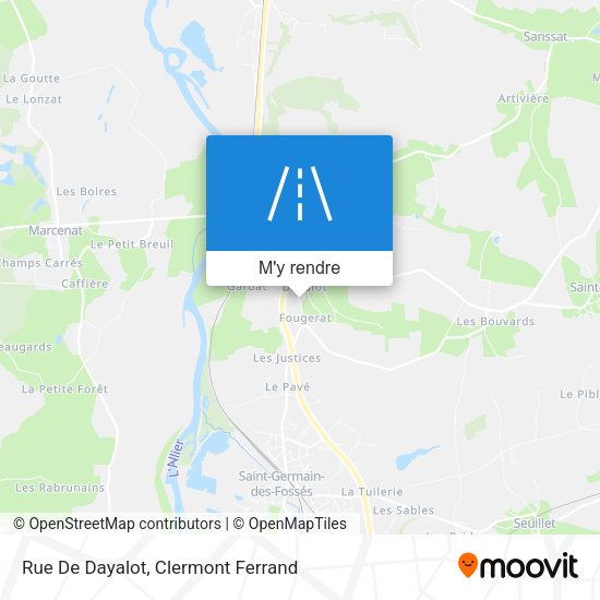 Rue De Dayalot plan