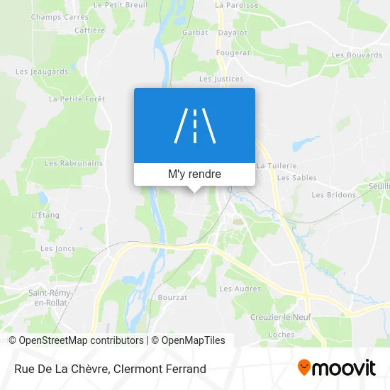 Rue De La Chèvre plan