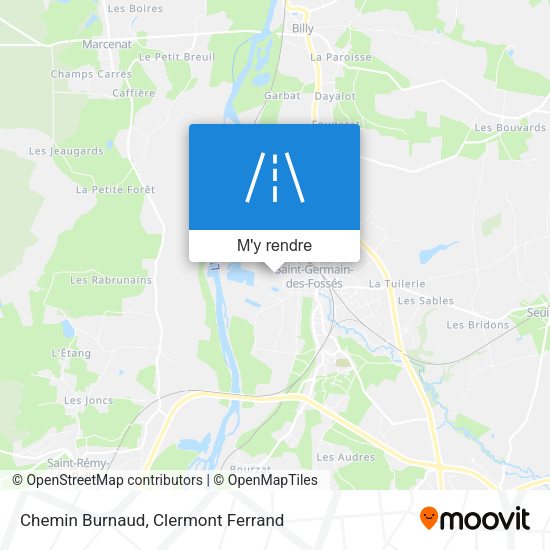 Chemin Burnaud plan