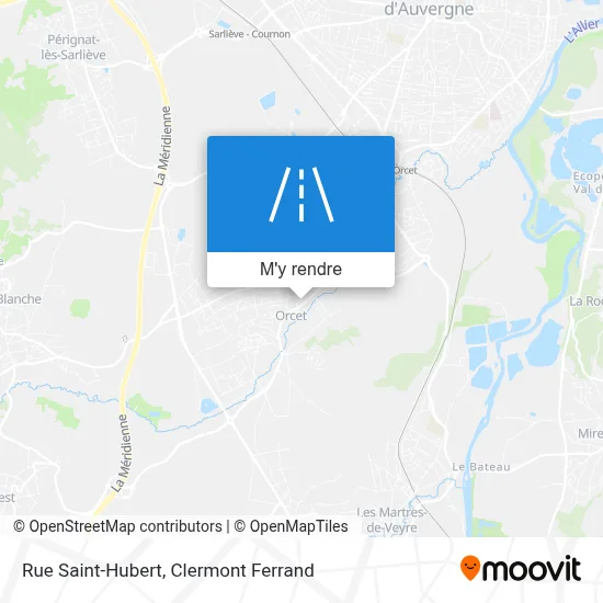 Rue Saint-Hubert plan