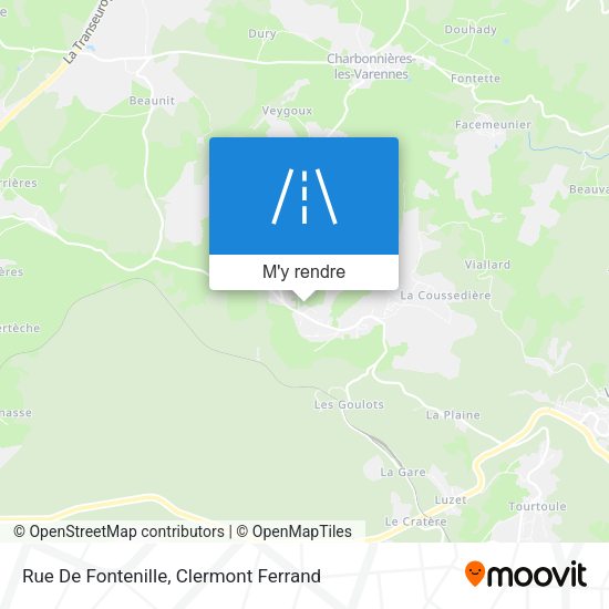 Rue De Fontenille plan