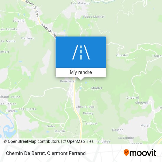 Chemin De Barret plan