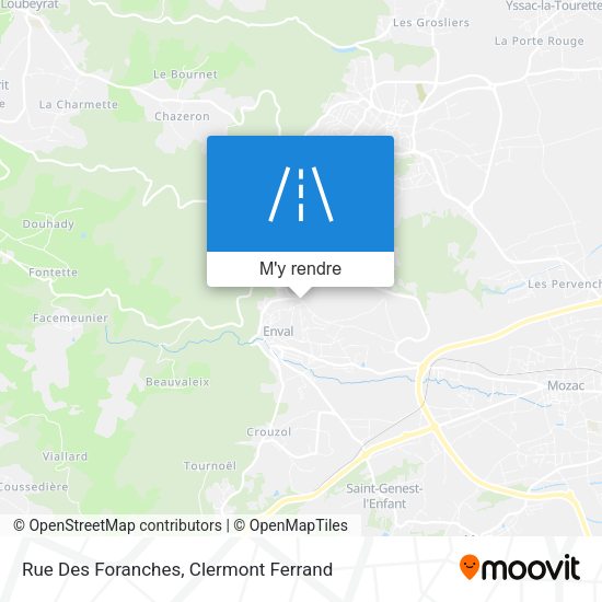 Rue Des Foranches plan