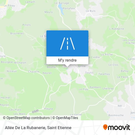 Allée De La Rubanerie plan