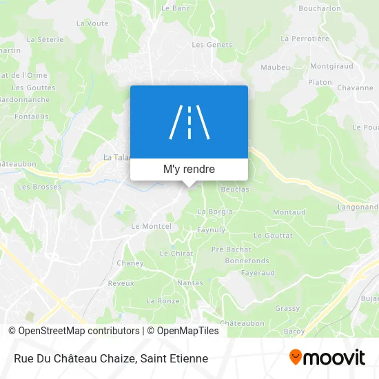 Rue Du Château Chaize plan