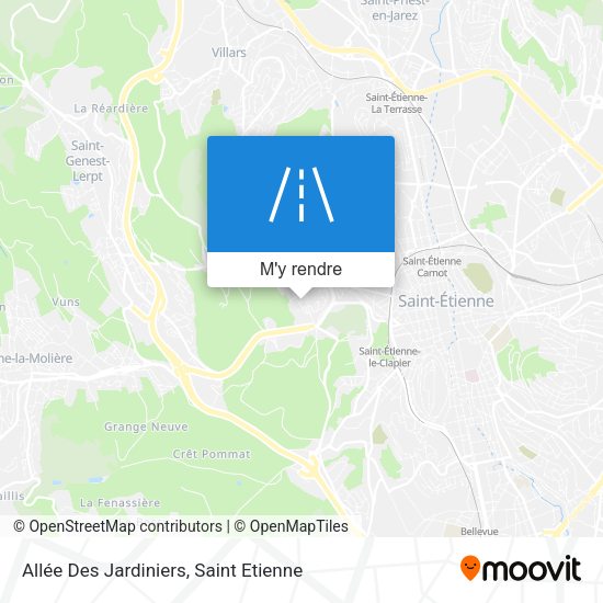 Allée Des Jardiniers plan